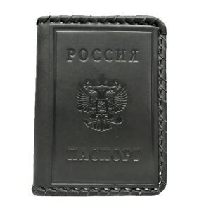 Макей Обложка на паспорт «Герб»Цвет черный