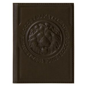 Макей Обложка на паспорт «Royal»Цвет коричневый