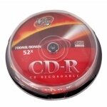 Диск VS CD-R 700Mb 52х (уп. 10шт. в пласт. кор. 200/
