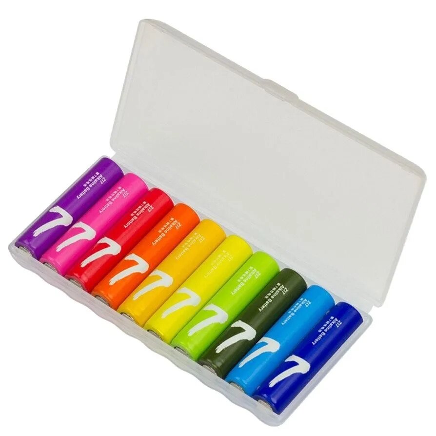 Элемент питания Xiaomi Rainbow Batteries ZI7 LR03 (уп. 10 шт. в пластиковом боксе) /500 от компании Медиамир - фото 1