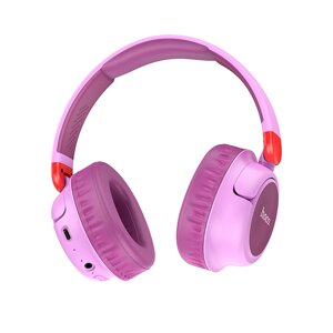 Гарнитура Bluetooth полноразмерная HOCO W43 Adventure AUX 3.5, Type-C, MP3 250mah Purple