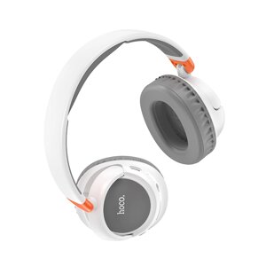 Гарнитура Bluetooth полноразмерная HOCO W43 Adventure AUX 3.5, Type-C, MP3 250mah White