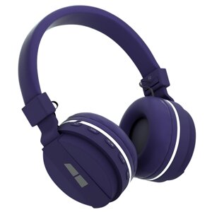 Гарнитура Bluetooth полноразмерная More Choice HW15 200mAh MP3/FM/AUX + бандана (Purple)