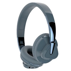 Гарнитура Bluetooth полноразмерная More Choice HW33 400mAh AUX/MP3 Blue
