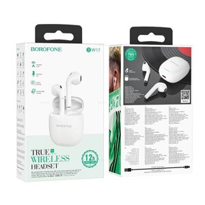 Гарнитура Bluetooth TWS Borofone BW17 White п