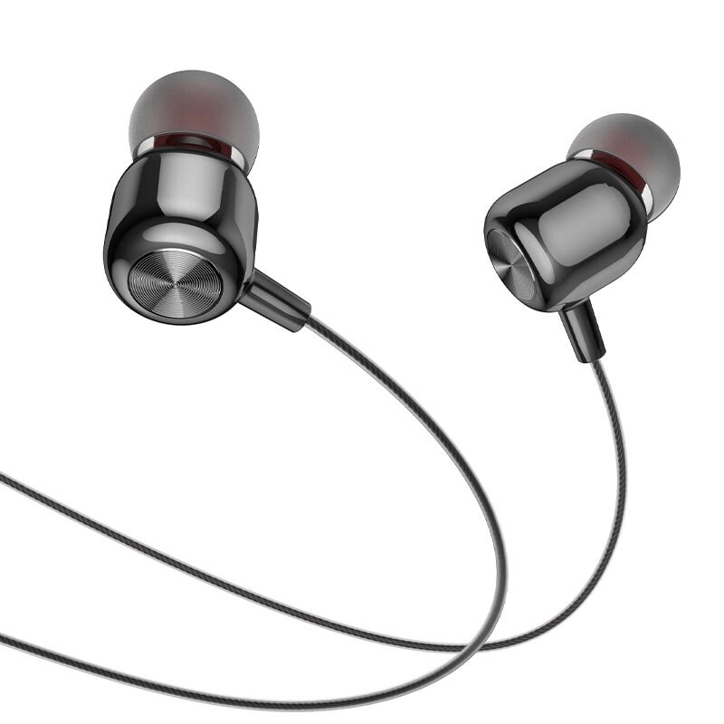 Гарнитура внутриканальная HOCO M87 Jack 3.5mm 1.2m Black сд от компании Медиамир - фото 1
