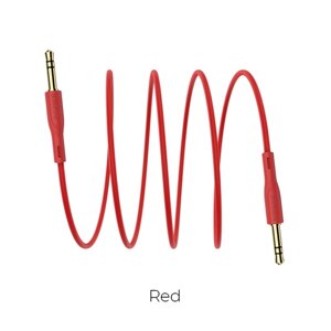 Кабель AUX borofone BL1 audiolink, TPE 1 м, red