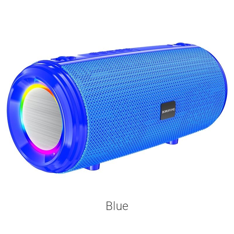 Колонка портативная Borofone BR13 Young sportive ,2*5Вт, Bluetooth, MP3, синий от компании Медиамир - фото 1