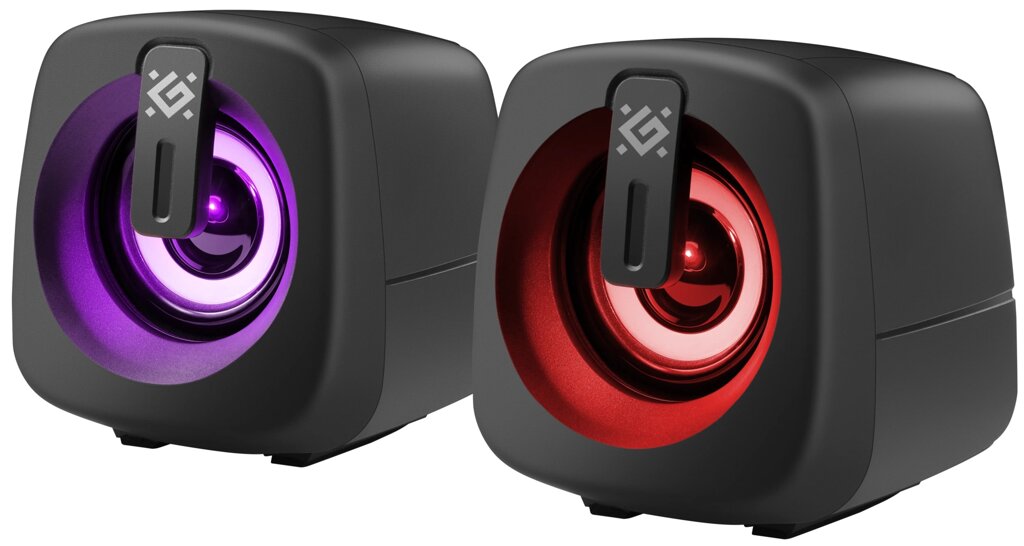 Колонки Defender 2.0 Aurora J1 6Вт, подсветка, питание от USB (65961) от компании Медиамир - фото 1
