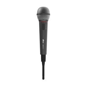 Микрофон беспроводной RITMIX RWM-101 black, кабель 3м, металлический корпус, вокальный