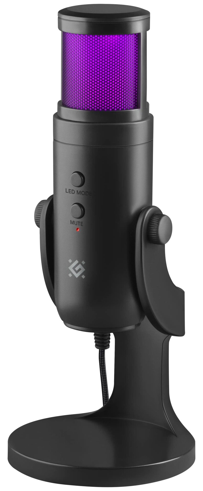 Микрофон Defender Игровой стрим Galactar GMC 250 USB, LED, провод 1.5 м (64625) от компании Медиамир - фото 1