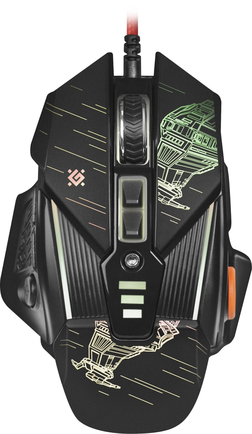 Мышь Defender игровая STarx GM-390L оптика,8кнопок, грузики,3200dpi (52390) от компании Медиамир - фото 1
