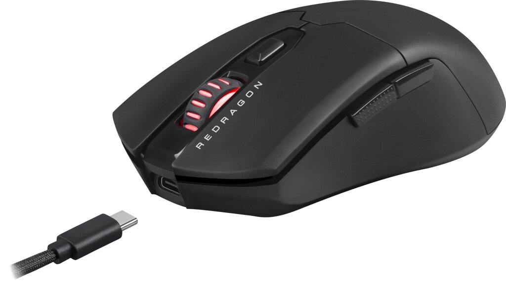 Мышь REDRAGON игровая Fyzu черный,7кнопок,26000dpi (72153) от компании Медиамир - фото 1