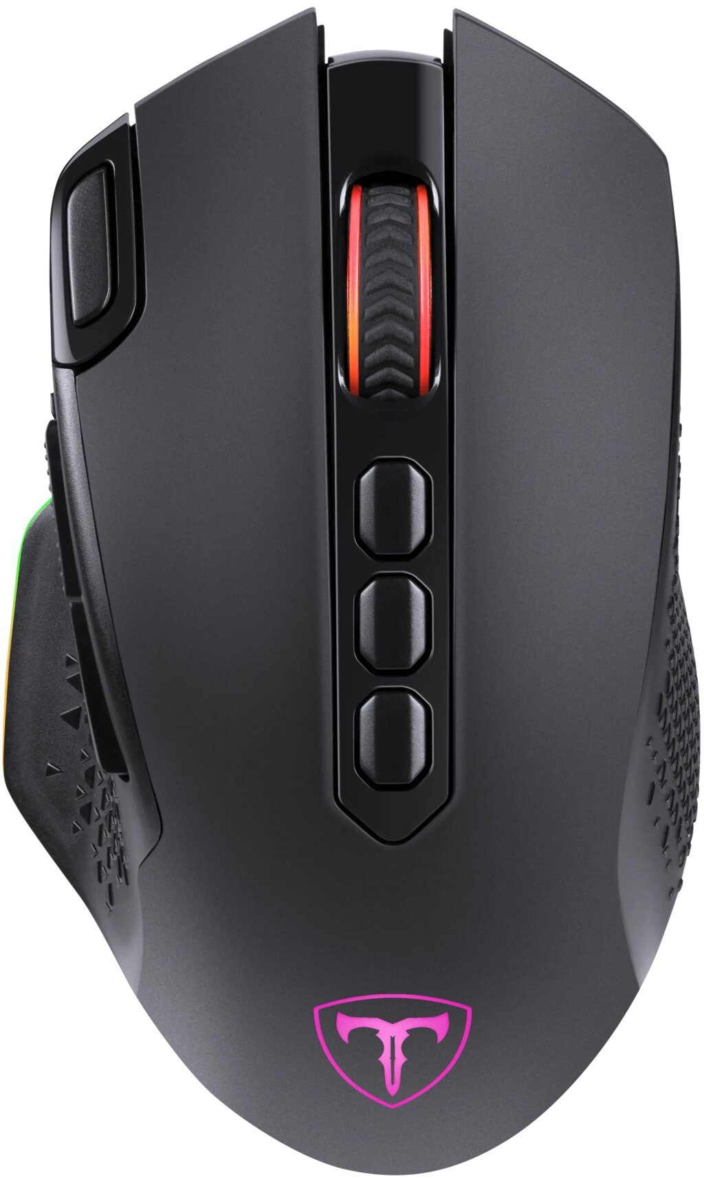 Мышь T-Line игровая беспроводная Alpha черн, RGB,9кн,2.4G,8000dpi (72370) от компании Медиамир - фото 1