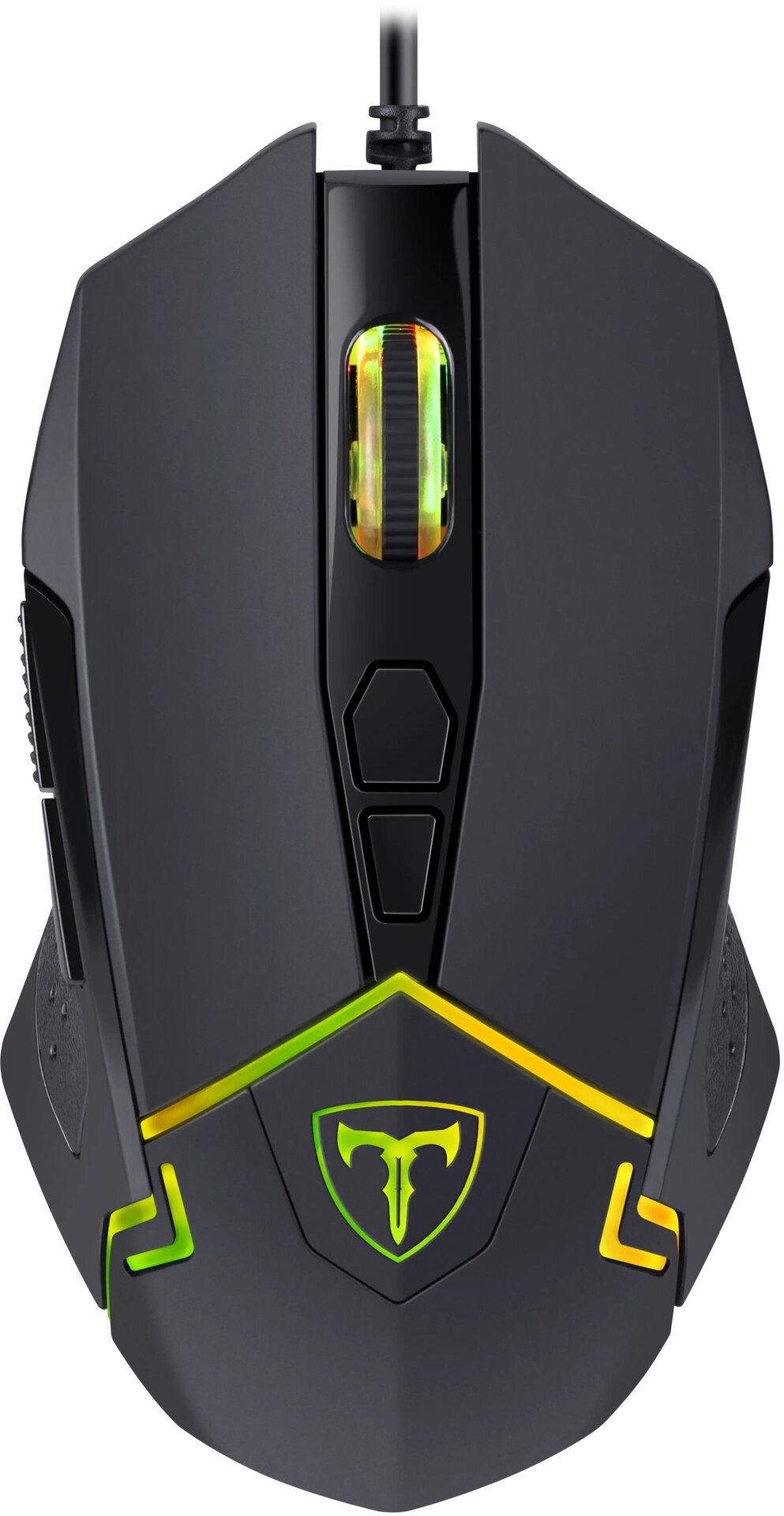 Мышь T-Line игровая Neon черный, RGB,7кнопок,12800dp (72372) от компании Медиамир - фото 1