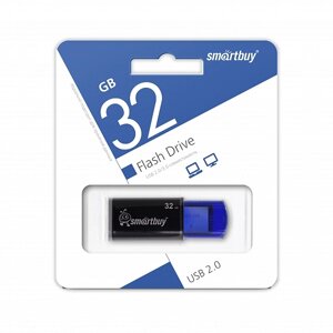 Smart Buy USB 32GB Click Black-Blue