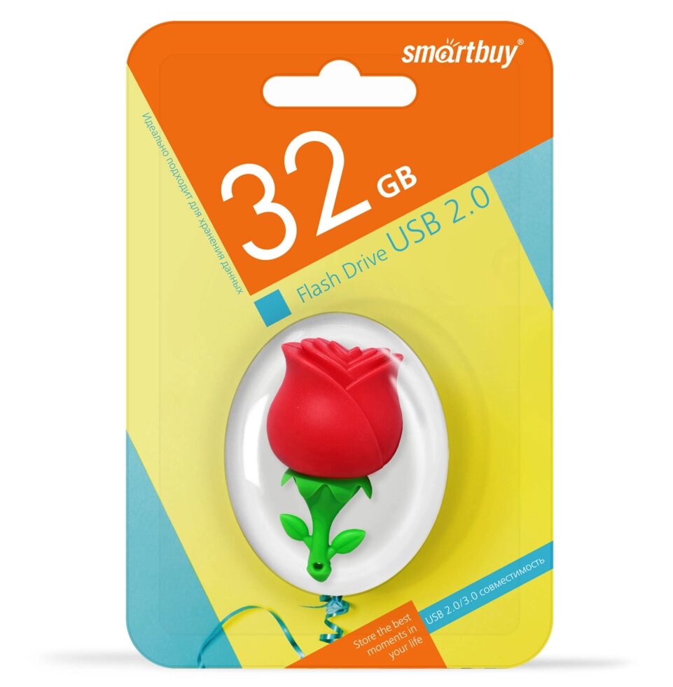 Smart Buy USB 32GB Wild series Роза ##от компании## Медиамир - ##фото## 1