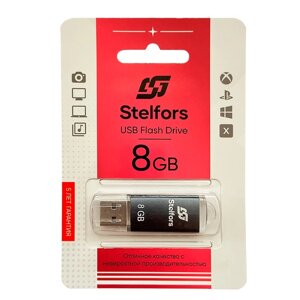 Stelfors USB 8GB Rocket (металл, серый)