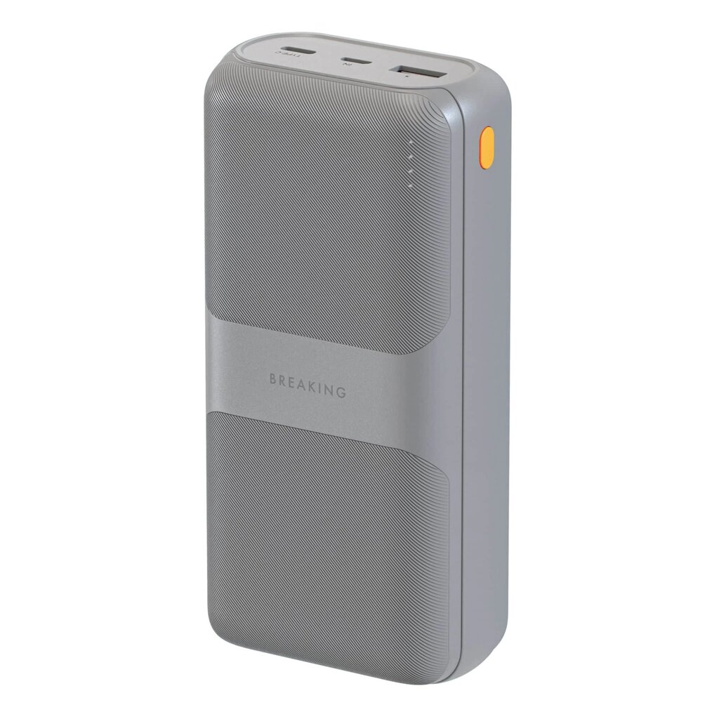 Внешний аккумулятор Breaking P206, 1USB+1TypeC, 30000 mAh, 3.0A, 20W, PD, QC3.0 (Графит) (27243) РА от компании Медиамир - фото 1