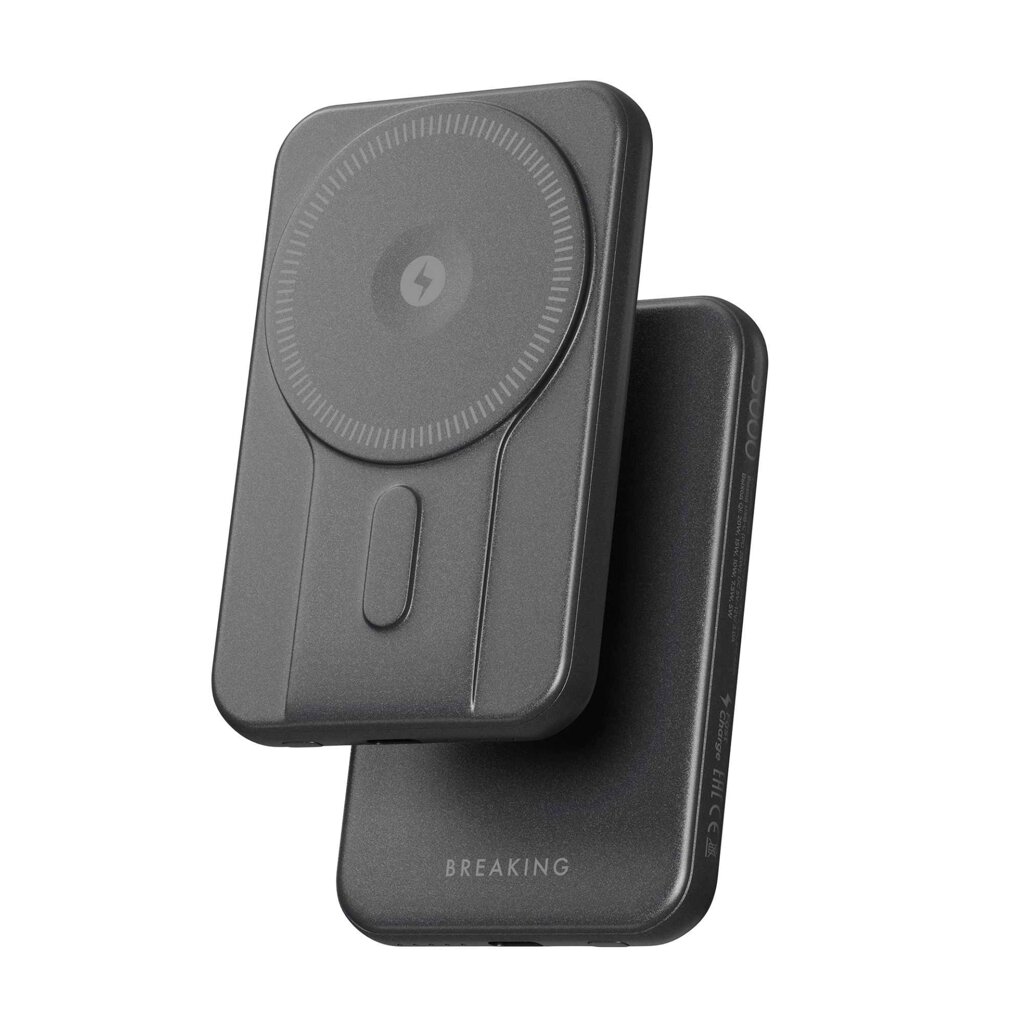 Внешний аккумулятор Breaking P219 4в1, TypeC, 5000mAh,3.0A,20W, Беспр. зар-ка MagSafe, PD, QC3.0 (27247) от компании Медиамир - фото 1