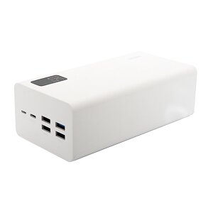 Внешний аккумулятор perfeo mountains 50000 mah/LED/PD + QC 3.0/type-C/4 USB/вых 3A, max 22.5W/white