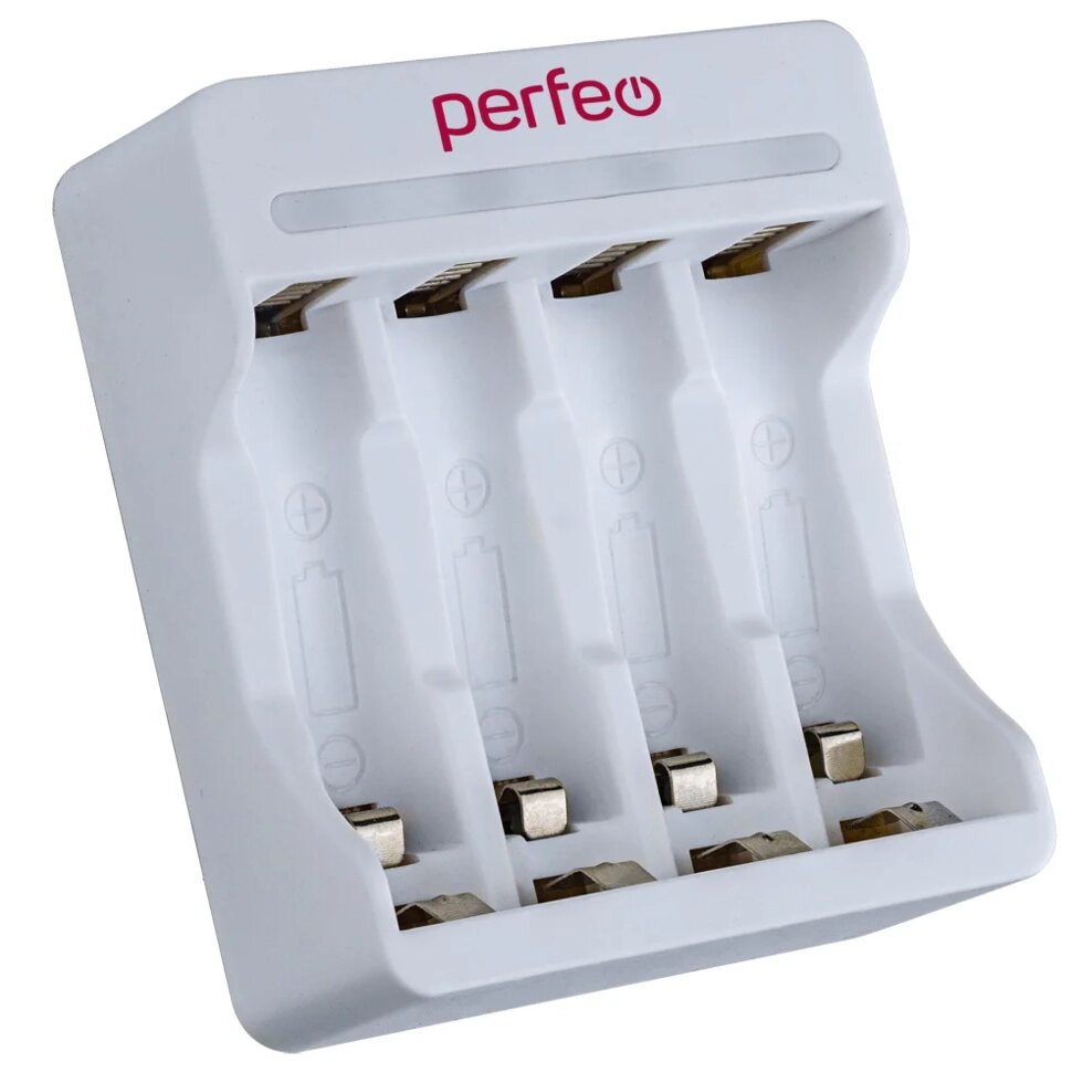 Зарядное устройство Perfeo PF-UN-410 Ni-MH/CD, 5V, 4 слота, AA/AAA (PF_B4029) ##от компании## Медиамир - ##фото## 1