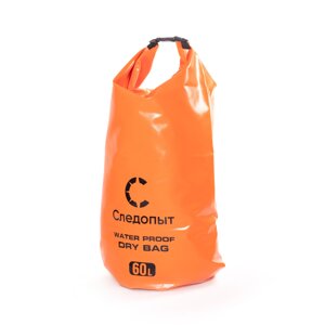 Гермомешок "Следопыт - Dry Bag" без лямок, 60 л, цв. оранжевый PF-DBS-60
