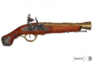 Кремневый пистоль английский 18 век