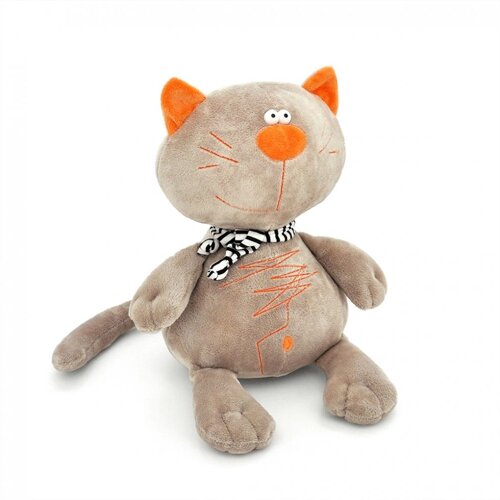 Мягкая игрушка «Кот Батон», цвет серый 20 см. 1159045