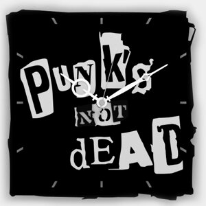 Настенные часы "Punk’s Not Dead"