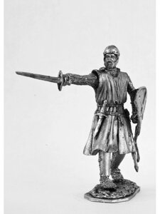 Оловянный солдатик Рыцарь тевтонского ордена 13 век