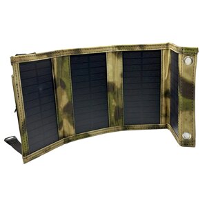 Складная солнечная панель 30 Вт (Защитный камуфляж)356