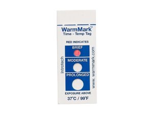 Термоиндикатор WarmMark ВомМарк - Термохимический,18, 0,5,8,10,20,25,30,37°С.