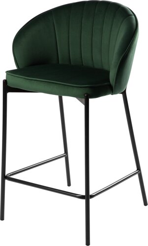 Полубарный стул Миэль зеленый/черный