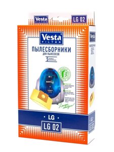 Комплект пылесборников VESTA LG02 LG 5 шт. бумажные