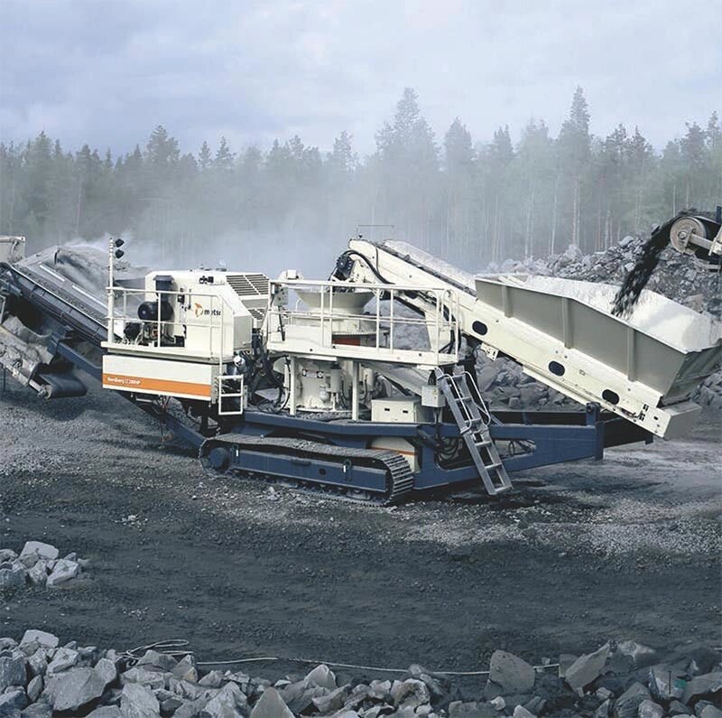 Мобильная дробилка metso lokotrack lt200 - фото