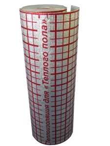 Подложка для "теплого пола" Энергоизол ПЛP (Рулон 5мм, 1,2м х 25м)