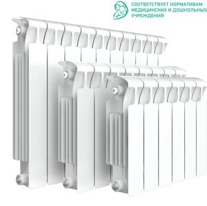 Радиатор биметаллический Рифар Монолит/ Радиатор RIFAR Monolit 500/100 10 секций / Радиатор отопления (Россия)