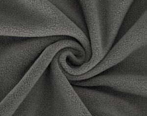 Ткань флис 240гр/м2 шир 1,5м (темно-серый)