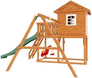 Деревянная детская площадка Домик 1