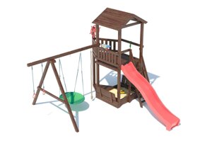 Детская площадка из лиственницы, модель В 3.2
