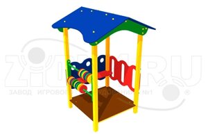 Оборудование для детских площадок АО ЗИОН1 ИМ097 Детский игровой домик «Беседка»