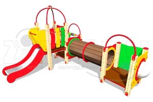 Оборудование для детских площадок АО ЗИОН1 КД004 Детский игровой комплекс «Карликовый гиппопотам»