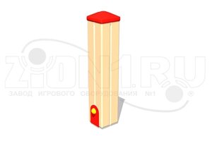 Ограждения детских площадок АО ЗИОН1 ОГД017 Столбик газонного ограждения 100х100х500