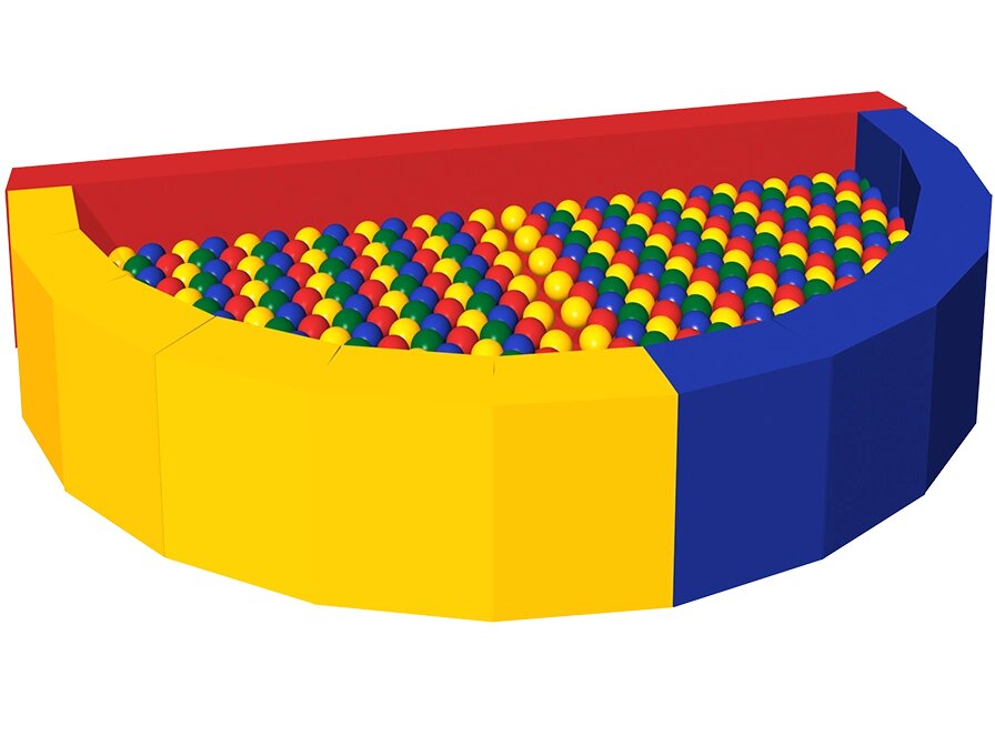 Сухой бассейн с шариками Ломтик (300 шариков в комплекте) - доставка