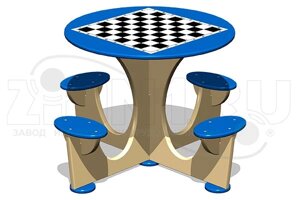 Спортивные элементы АО ЗИОН1 СП234 Стол шахматный М4 (детский)