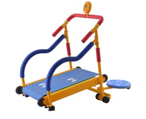 Тренажер детский механический Беговая дорожка с диском Твист