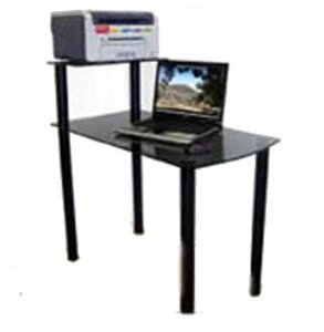 Стеклянный компьютерный стол КС-06