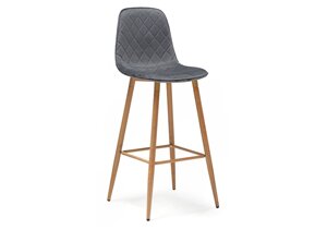 Барный стул Capri dark gray - wood