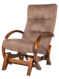 Кресло-качалка маятник Мэтисон ткань орех | каркас вишня